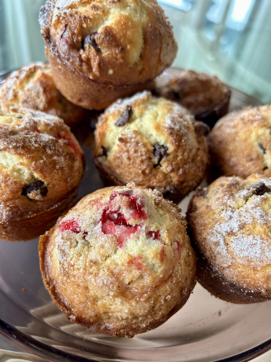 Chocolate Chip Cranberry Muffins
