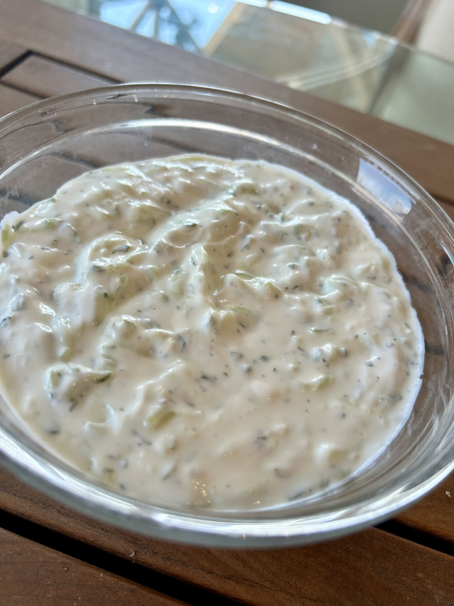 Tzatziki Sauce - refrigerate for at least 30 minutes.